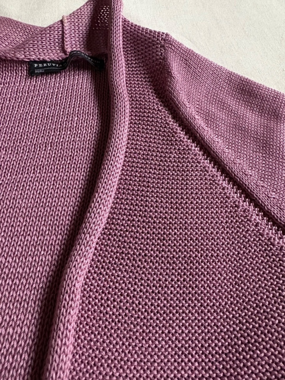 Peruvian Connection Open Front Cardigan - Picture 2 of 4